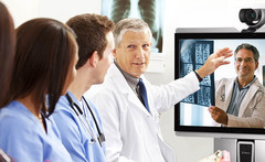 Using video conferencing in hospitals
