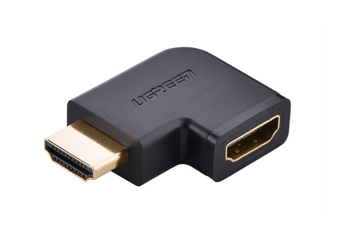Video Conferencing Australia Left Angle HDMI Adapter - Male to Female - 90 degrees