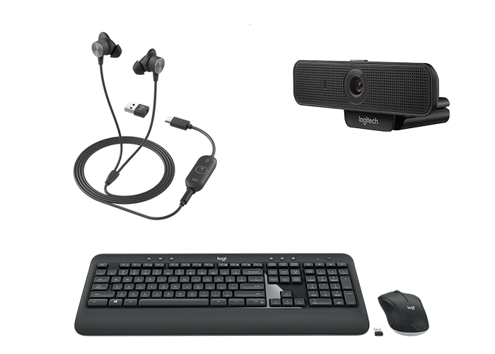 Video Conferencing Australia Personal-Collaboration-Kit-Professional-with-Logitech-Zone-Wired-Earbuds