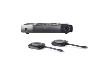 Video Conferencing Australia Barco-ClickShare-CX-50-Gen2-wireless-conferencing-front-view-with-buttons