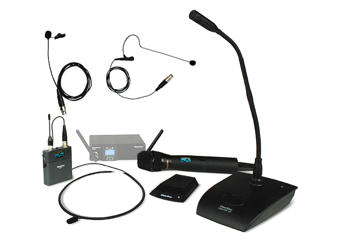 Video Conferencing Australia ClearOne-DIALOG-20-Wireless-Microphone-Transmitters