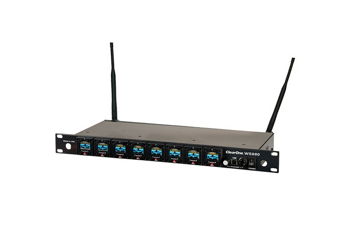 Video Conferencing Australia ClearOne-WS880-8-channel-Wireless-Microphone-System-Receiver-front-panel