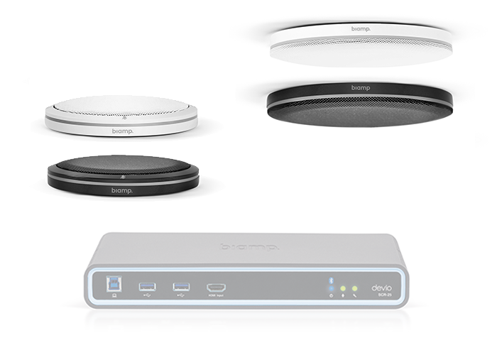 Video Conferencing Australia Biamp-Devio-all-Parlé-Beamforming-Microphone-options