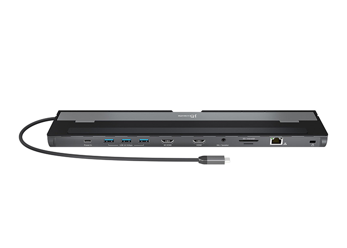 Video Conferencing Australia J5create-JCD542-USB-C-to-Dual-HDMI-Docking-Station-front-view
