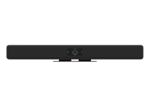 Video Conferencing Australia BIAMP-Parlé-VBC-2500-Video-Bar-BIA-PARVBC2500-with-table-stand-front-view