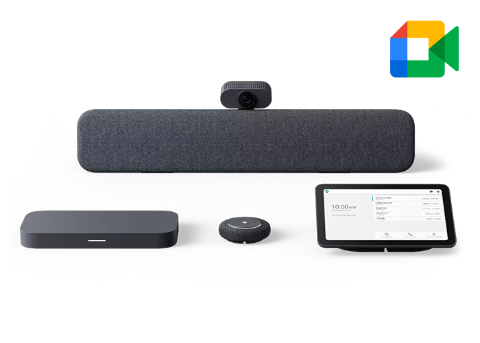 Video Conferencing Australia Google-Meet-Series-One-Medium-Room-Kit-Charcoal-front-view